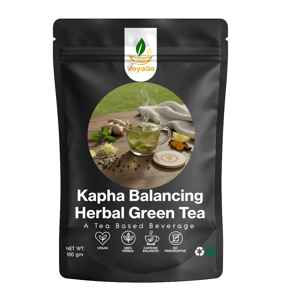 VoyaGo Kapha Balancing Herbal Green Tea