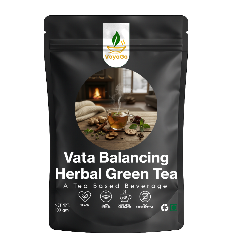 VoyaGo Vata Balancing Herbal Green Tea