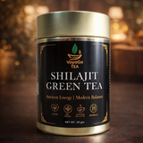 VoyaGo Premium Shilajit Green Tea With the Ancient Strength of Shilajit