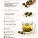 VoyaGo Artisanal and Handcrafted Premium Assam Green Tea Balls