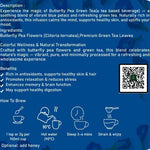 VoyagGo Artisanal and Handcrafted Magical Butterfly Premium Green Tea