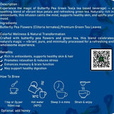 VoyagGo Artisanal and Handcrafted Magical Butterfly Premium Green Tea