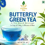 VoyagGo Artisanal and Handcrafted Magical Butterfly Premium Green Tea