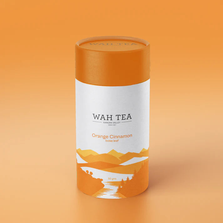 Wah Tea Orange Cinnamon Loose Leaf Canister