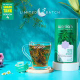 Woolah Organic Rare Assam Green Tea with Chamomile for Restful Sleep - World's First Patented Bagless Dips - Crafted by 200+ Women from Rural Assam
