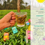 Woolah Organic Assam Lemon Green Tea with Bagless Dips