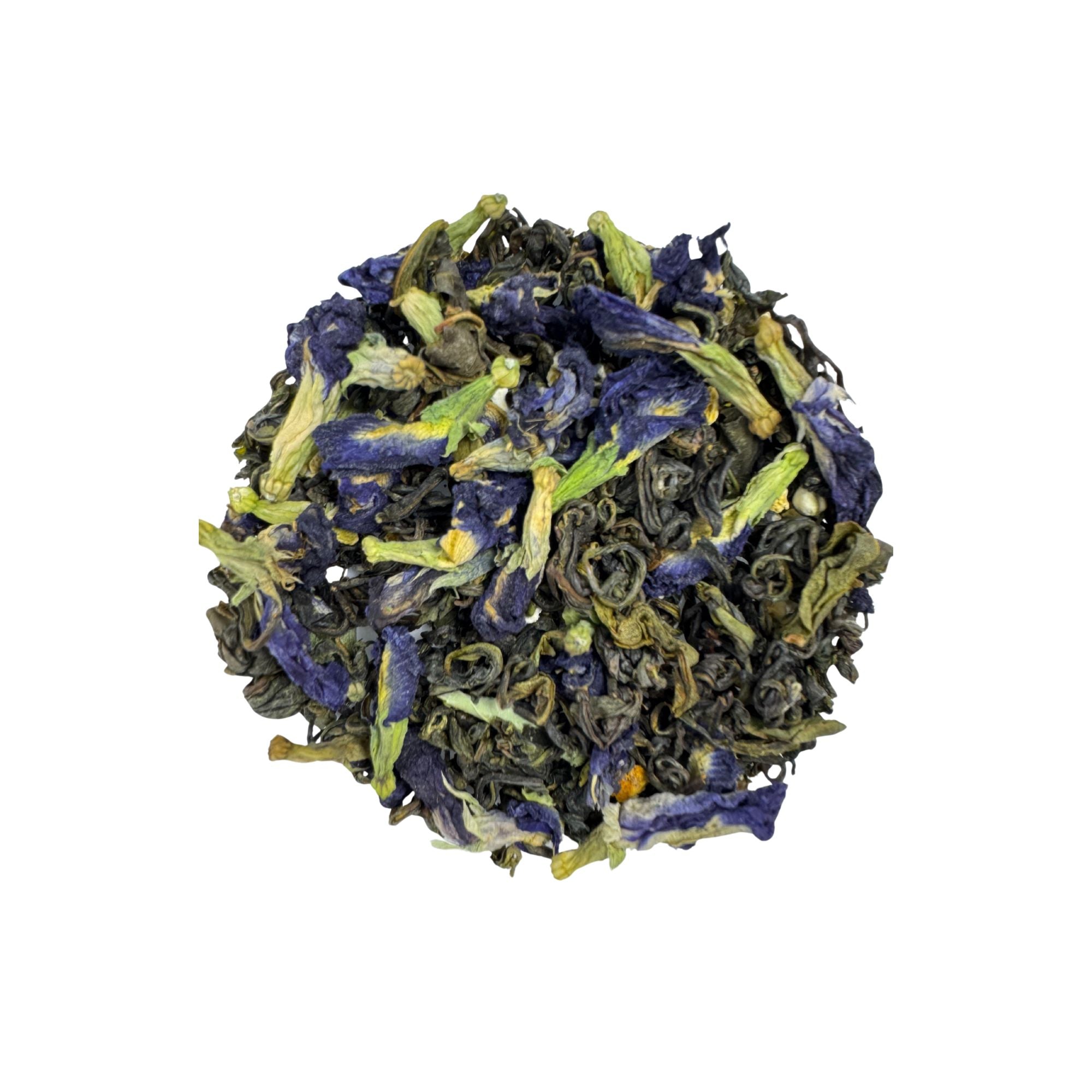 Xah Handcrafted Blue Pea Flower Green Tea