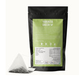 Gopaldhara Darjeeling Yabukita Second Flush Green Tea in Pyramid Tea Bags Crafted from Japanese Yabukita Bushes