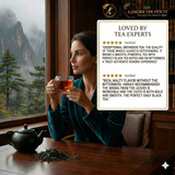Kangra Tea House Himalayan YeTEA 100% Organic First Flush Orthodox Black Tea  in Hand Sewn Chemical-Free Cotton Potlis