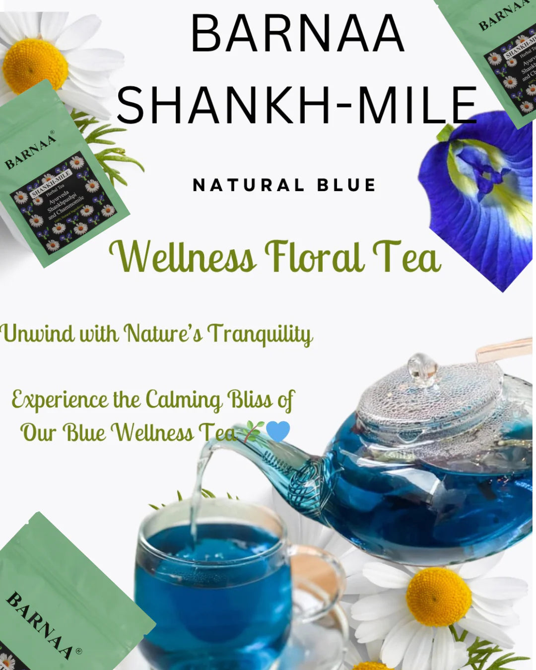 Barnaa Shankh-Mile Wellness Floral Tea Packaging