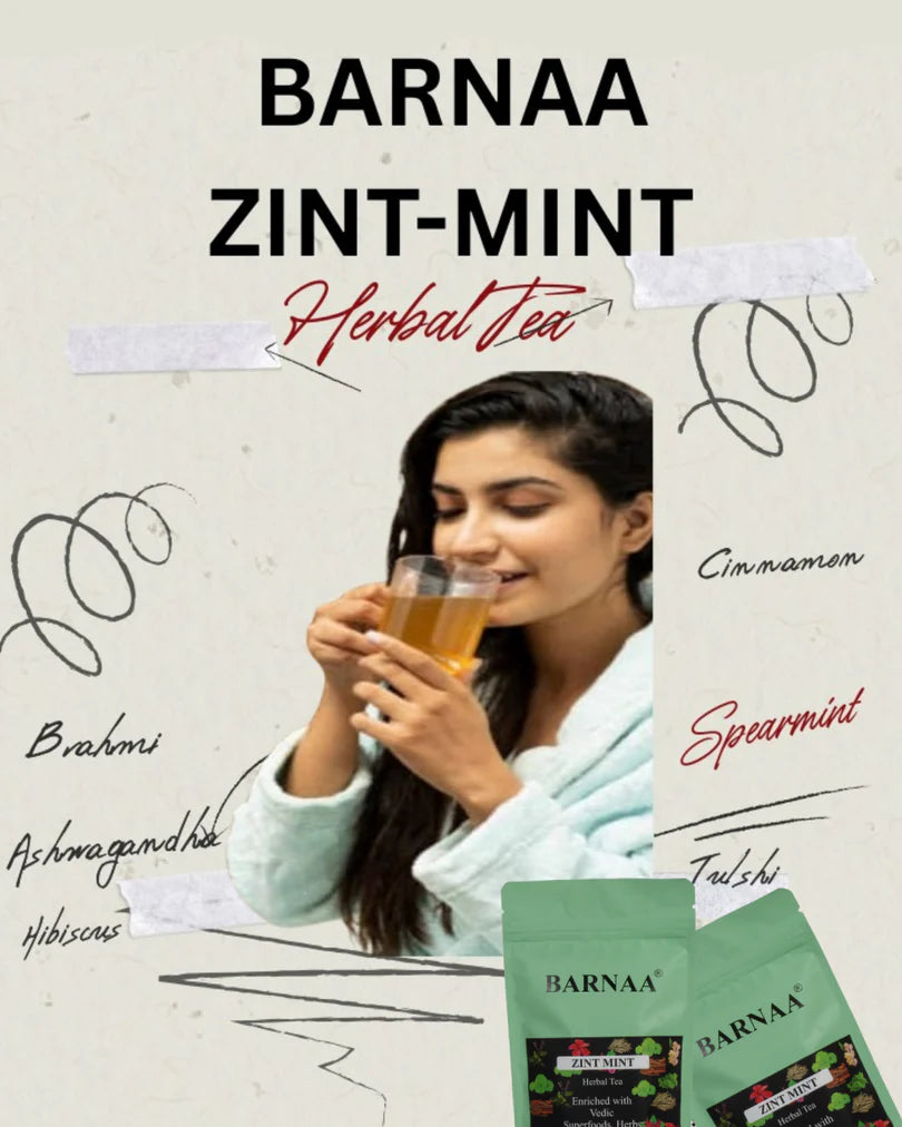 Barnaa Zint Mint Herbal Tea Packaging