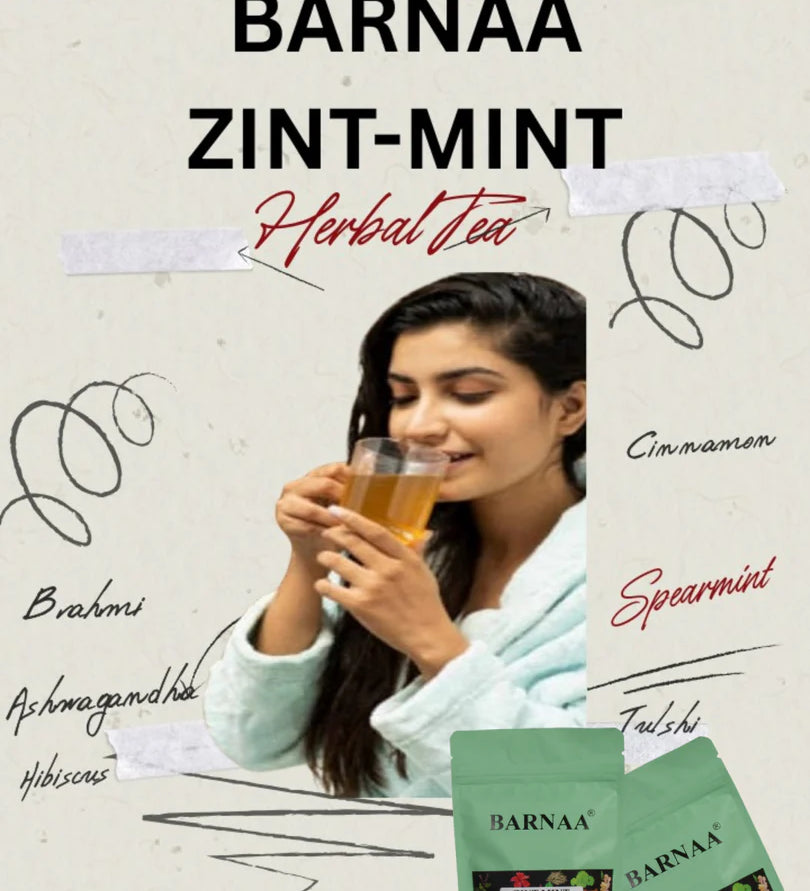 Barnaa Zint Mint Herbal Tea Packaging