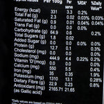 Nutritional Information Label Barnaa Zint Mint Tea