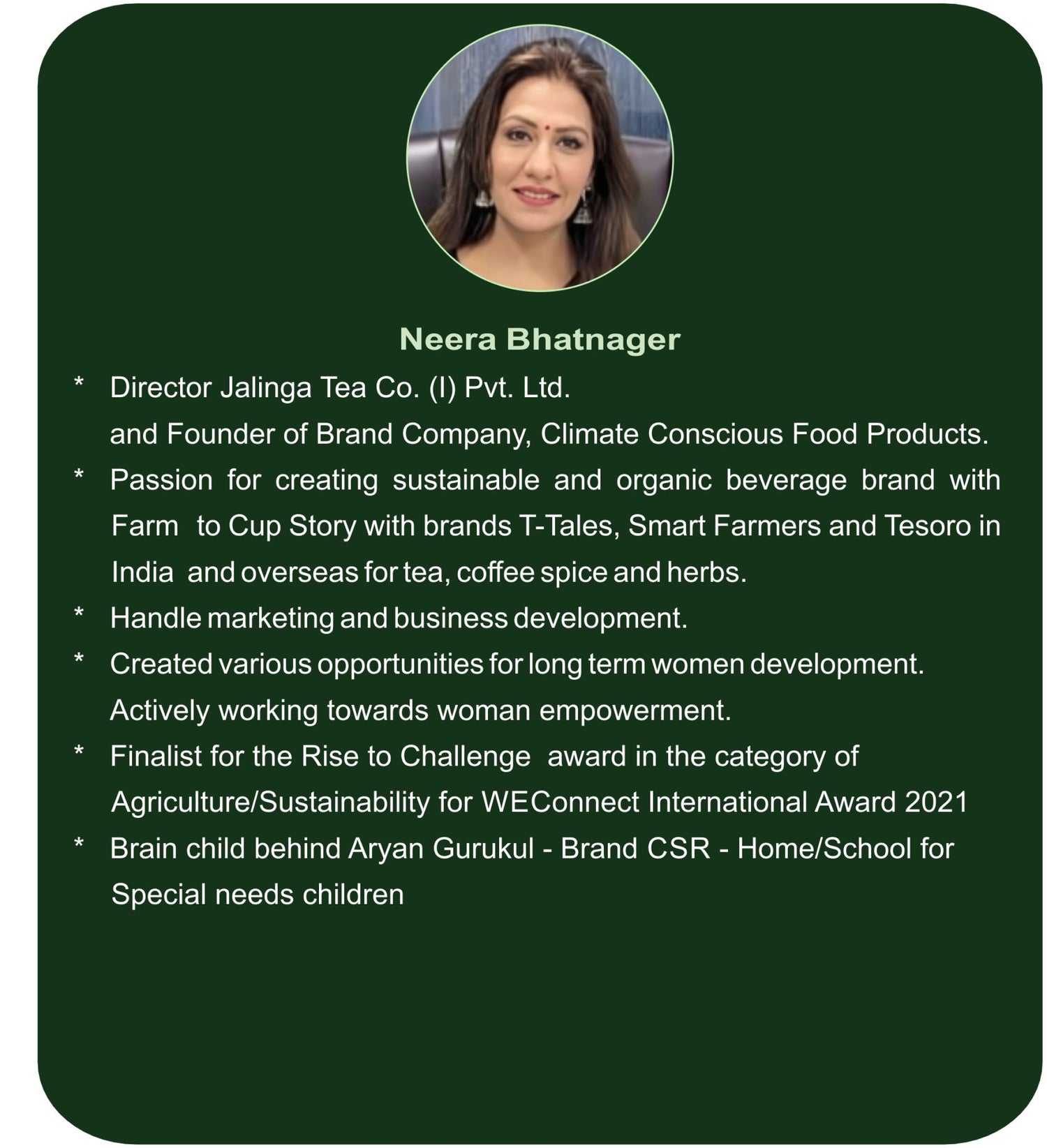 Neera Bhatnager- Director