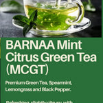 Barnaa Mint Citrus Green Tea with Mint Leaves