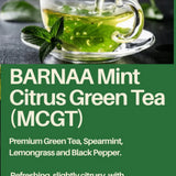 Barnaa Mint Citrus Green Tea with Mint Leaves