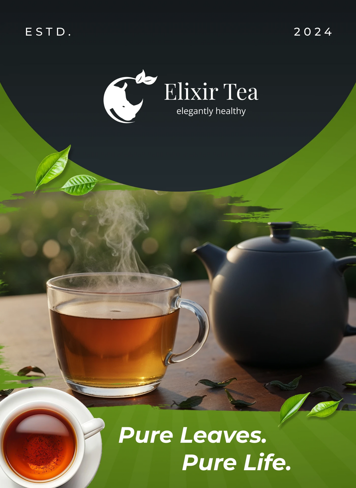 Elixir Tea Logo Elixir Tea– Authentic Handcrafted Teas from Assam – The Secret of Tea