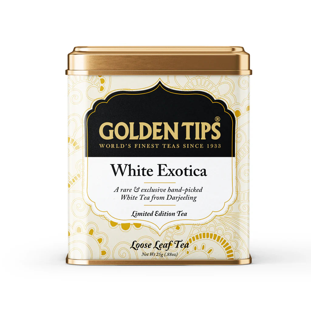 Golden Tips White Exotica Loose Leaf Tea Box