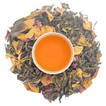 Rose Black Tea with Dry Tea Leaves