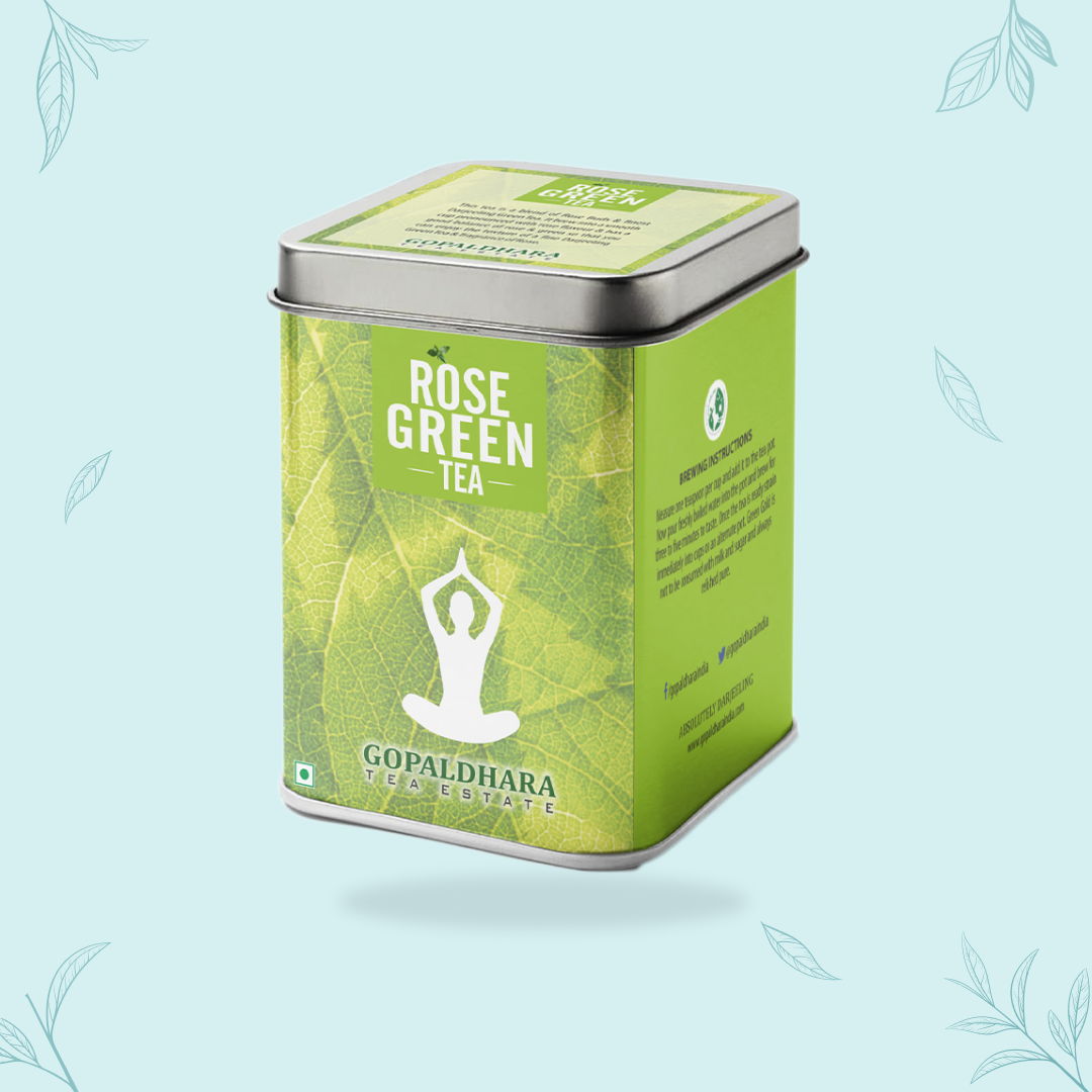 Gopaldhara Rose Green Tea Pack